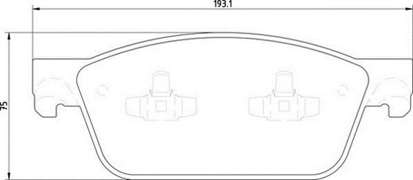 Magneti Marelli 363700201919 - Bremžu uzliku kompl., Disku bremzes adetalas.lv