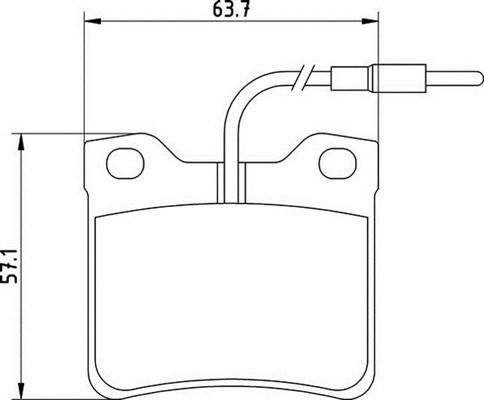 Magneti Marelli 363700201125 - Bremžu uzliku kompl., Disku bremzes adetalas.lv