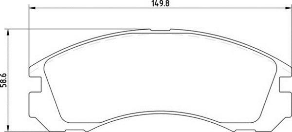 Magneti Marelli 363700203025 - Bremžu uzliku kompl., Disku bremzes adetalas.lv