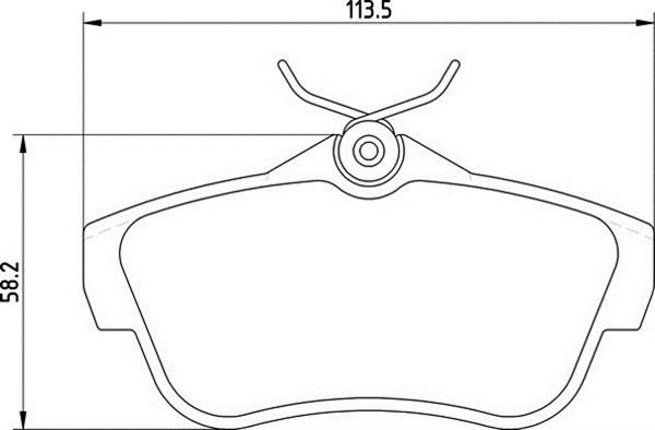 Magneti Marelli 363710201710 - Bremžu uzliku kompl., Disku bremzes adetalas.lv