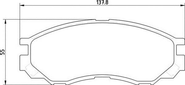 Magneti Marelli 363710203123 - Bremžu uzliku kompl., Disku bremzes adetalas.lv