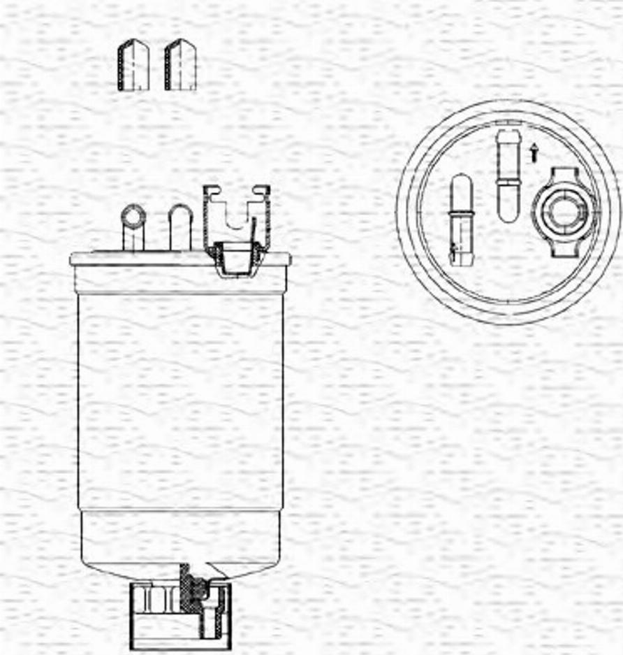 Magneti Marelli 213908562000 - Degvielas filtrs adetalas.lv