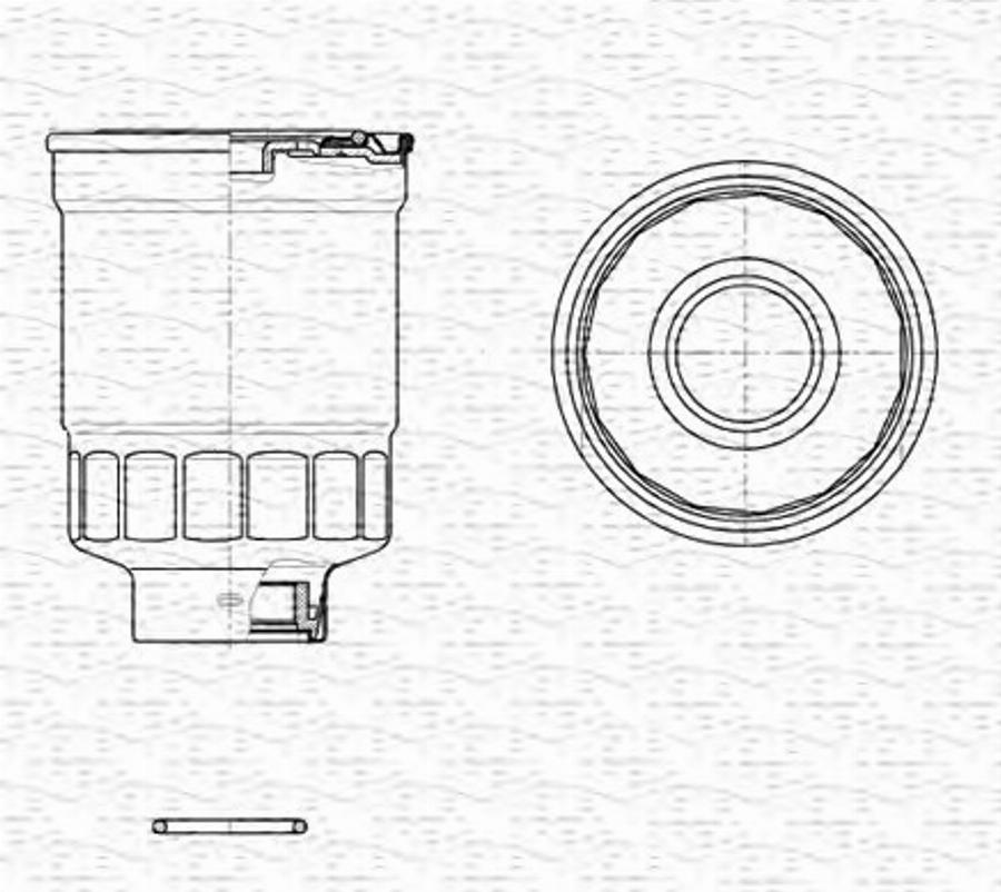 Magneti Marelli 213908526000 - Degvielas filtrs adetalas.lv