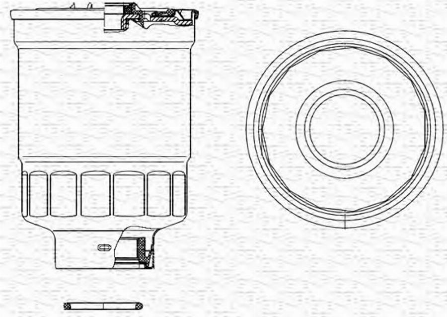 Magneti Marelli 213908523000 - Degvielas filtrs adetalas.lv