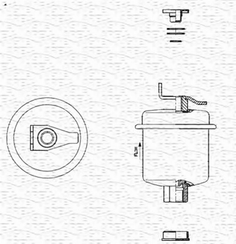 Magneti Marelli 213908720000 - Degvielas filtrs adetalas.lv