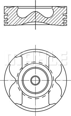 MAHLE 039 PI 00133 000 - Virzulis adetalas.lv