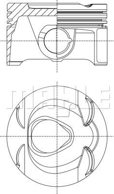 MAHLE 013 PI 00149 000 - Virzulis adetalas.lv