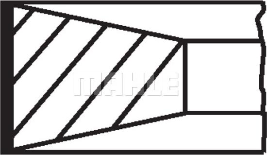 MAHLE 009 25 N0 - Virzuļa gredzenu komplekts adetalas.lv