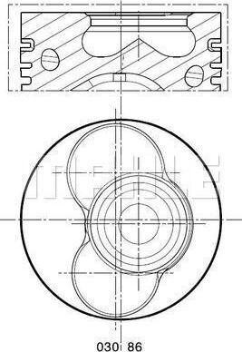 MAHLE 030 86 00 - Virzulis adetalas.lv