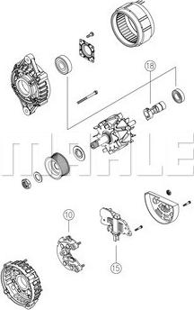 MAHLE 11209607 - Ģenerators adetalas.lv