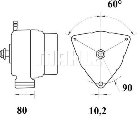 MAHLE 11209611 - Ģenerators adetalas.lv