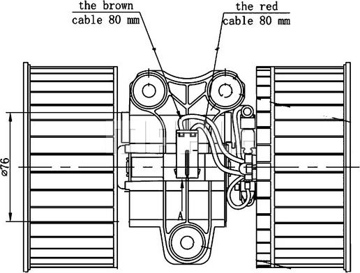 MAHLE AB 81 000S - Salona ventilators adetalas.lv