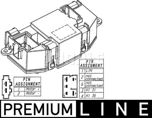 MAHLE ABR 56 000P - Regulators, Salona ventilators adetalas.lv