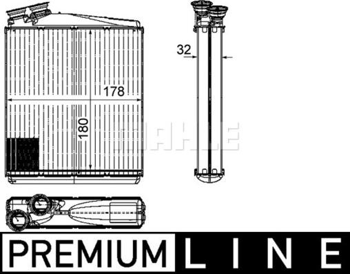 MAHLE AH 192 000P - Siltummainis, Salona apsilde adetalas.lv