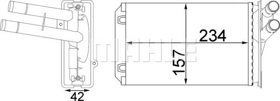 MAHLE AH 212 000S - Siltummainis, Salona apsilde adetalas.lv