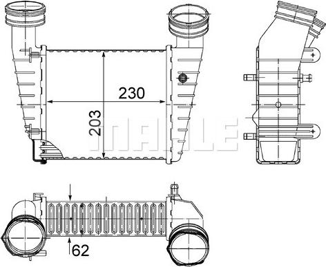 MAHLE CI 347 000S - Starpdzesētājs adetalas.lv