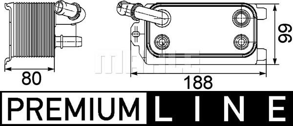 MAHLE CLC 72 000P - Eļļas radiators, Automātiskā pārnesumkārba adetalas.lv