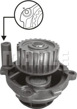 MAHLE CP 8 000S - Ūdenssūknis adetalas.lv