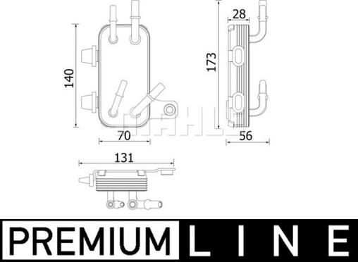 MAHLE CR 2200 000P - Radiators, Motora dzesēšanas sistēma adetalas.lv