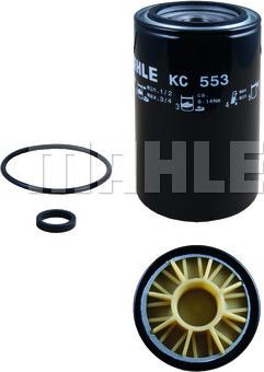 MAHLE KC 553D - Degvielas filtrs adetalas.lv