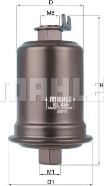 MAHLE KL 435 - Degvielas filtrs adetalas.lv