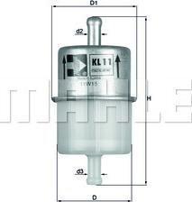 MAHLE KL11 - Degvielas filtrs adetalas.lv