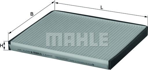 MAHLE LA 447 - Filtrs, Salona telpas gaiss adetalas.lv