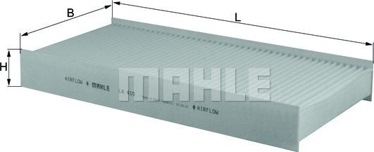 MAHLE LA 410 - Filtrs, Salona telpas gaiss adetalas.lv