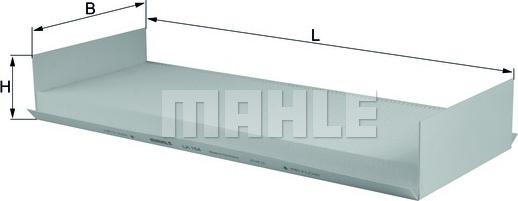 MAHLE LA 154 - Filtrs, Salona telpas gaiss adetalas.lv