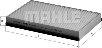 MAHLE LA 183 - Filtrs, Salona telpas gaiss adetalas.lv