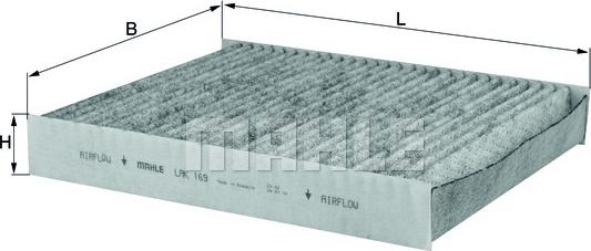 MAHLE LAK 169 - Filtrs, Salona telpas gaiss adetalas.lv