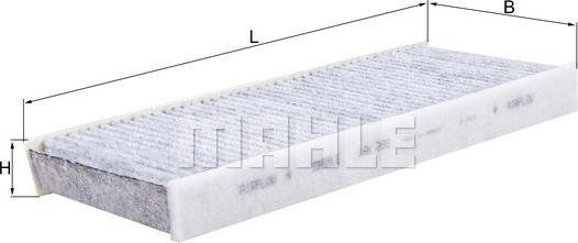 MAHLE LAK 289 - Filtrs, Salona telpas gaiss adetalas.lv