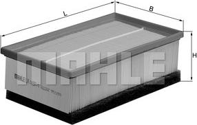 MAHLE LX 1497/1 - Gaisa filtrs adetalas.lv