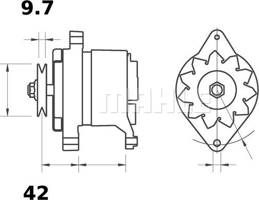 MAHLE MG 491 - Ģenerators adetalas.lv