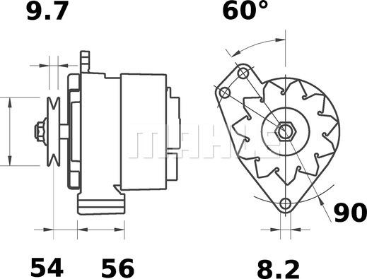 MAHLE MG 457 - Ģenerators adetalas.lv