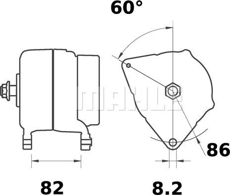 MAHLE MG 562 - Ģenerators adetalas.lv