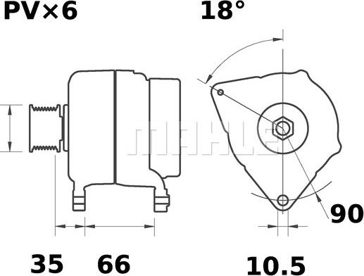 MAHLE MG 506 - Ģenerators adetalas.lv