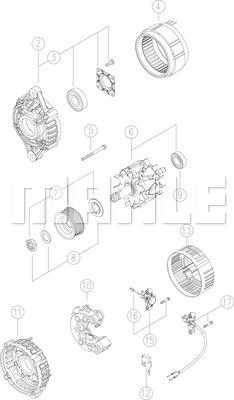 MAHLE MG 574 - Ģenerators adetalas.lv