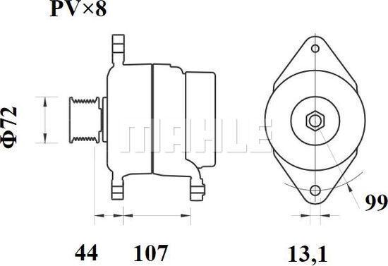 MAHLE MG 1100 - Ģenerators adetalas.lv