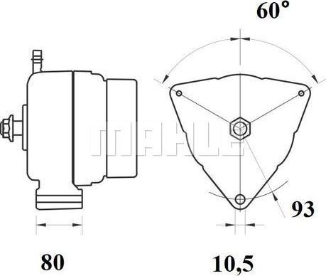 MAHLE MG 804 - Ģenerators adetalas.lv