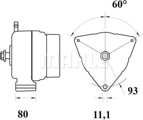 MAHLE MG 807 - Ģenerators adetalas.lv