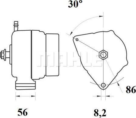 MAHLE MG 359 - Ģenerators adetalas.lv