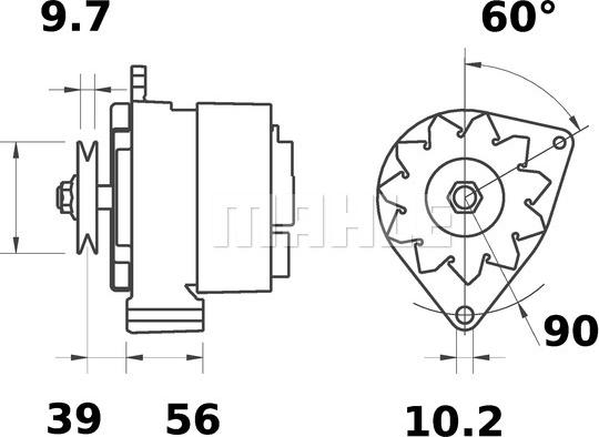 MAHLE MG 370 - Ģenerators adetalas.lv