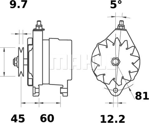 MAHLE MG 280 - Ģenerators adetalas.lv