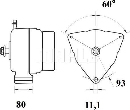 MAHLE MG 795 - Ģenerators adetalas.lv