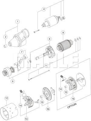 MAHLE MS 97 - Starteris adetalas.lv