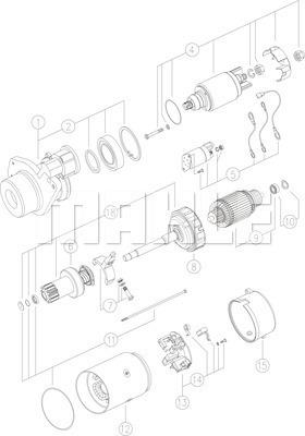 MAHLE MS 64 - Starteris adetalas.lv