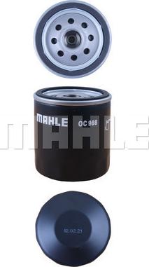 MAHLE OC 988 - Eļļas filtrs adetalas.lv