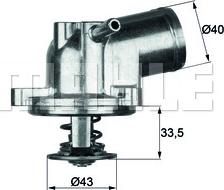 MAHLE TI 21 87 - Termostats, Dzesēšanas šķidrums adetalas.lv