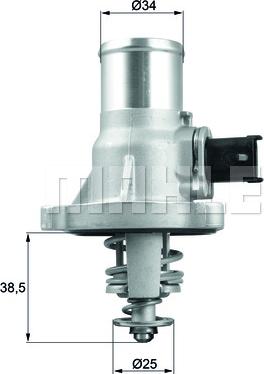 MAHLE TM 41 105 - Termostats, Dzesēšanas šķidrums adetalas.lv